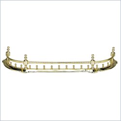 Uniflame Solid Brass Hearth Fender