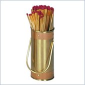 Uniflame Solid Brass Match Holder (Striker & Copper Band)