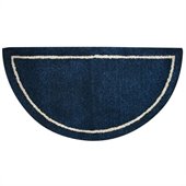 Uniflame Deep Blue Hand Tufted 100% Wool Rug