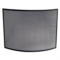 Uniflame Single Panel Curved Black Screen