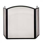 Uniflame 3 Fold Wrought Iron Black Arch Top Large Screen