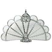 Uniflame Pewter Finish Ornate Fan Screen
