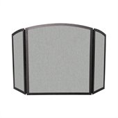 Uniflame 3 Fold Bronze Wrought Iron Screen With Continuous Arch