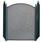 Uniflame 3 Fold Large Diameter Black Screen with Woven Mesh