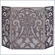 Uniflame 3 Panel Bronze Cast Aluminum Screen with Removable Mesh