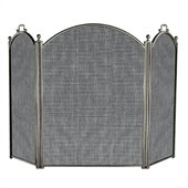 Uniflame 3 Fold Satin Pewter Screen