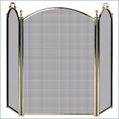 Uniflame 3 Fold Solid Brass Premium Screen