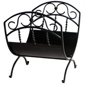 Uniflame Black Wrought Iron Log Rack