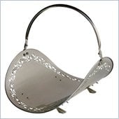 Uniflame 21 Inches Solid Pewter Woodbasket