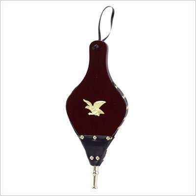 Uniflame Dark Stained Hand Carved Bellow with Medallion