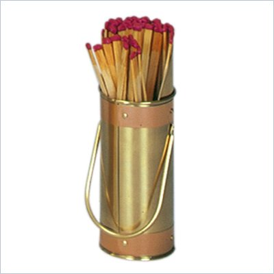 Uniflame Solid Brass Match Holder (Striker & Copper Band)