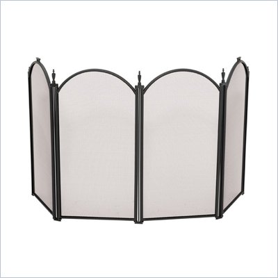 Uniflame 4 Fold 25 Inch High Mini Black Screen