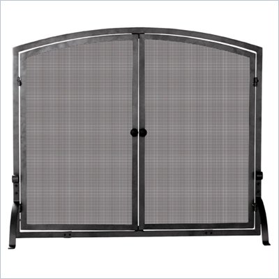 Uniflame Medium Single Panel Olde World Iron Screen with Doors