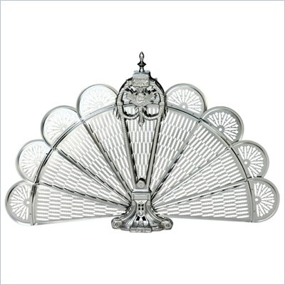 Uniflame Pewter Finish Ornate Fan Screen
