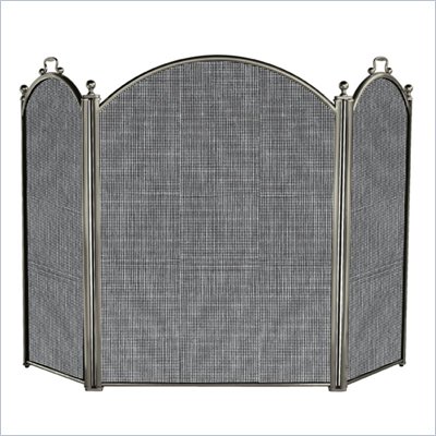 Uniflame 3 Fold Satin Pewter Screen