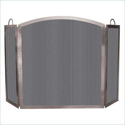 Uniflame 3 Fold Stainless Steel Screen with Handles