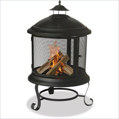 Uniflame 41.6 Inch Bronze Firehouse