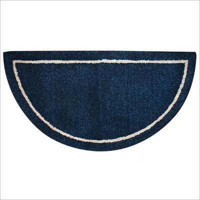 Uniflame Deep Blue Hand Tufted 100% Wool Rug