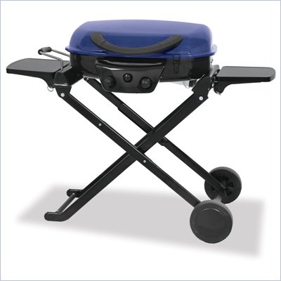 Uniflame Tailgate LP Gas BBQ Grill with Foldable Cart