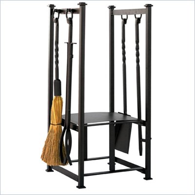 Uniflame Olde World Iron Log Rack with Tools