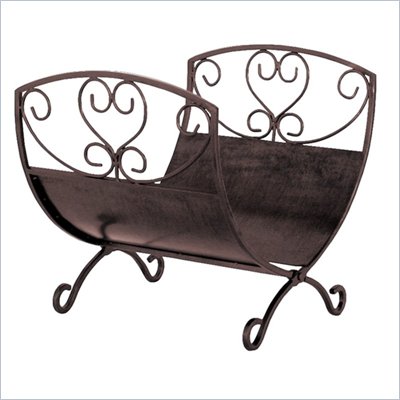Uniflame Vintage Copper Ornate Log Holder