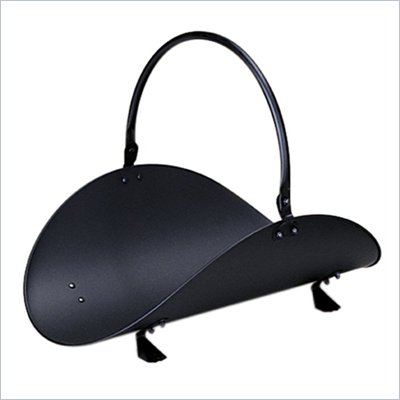 Uniflame 19 Inch Black Woodbasket