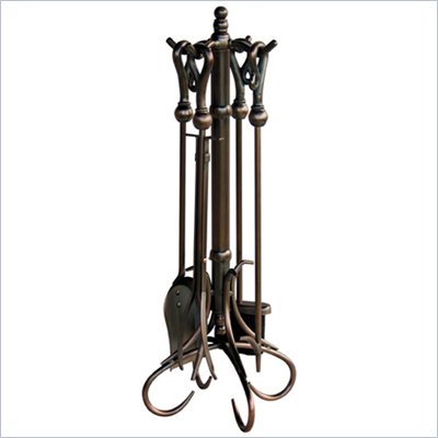 Uniflame 5 Piece Venetian Bronze Fireset