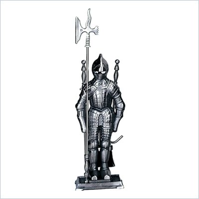 Uniflame 4 Piece Mini Triple Plated Pewter Soldier Fireset