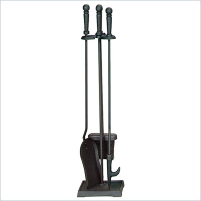 Uniflame 4 Piece Black Fireset