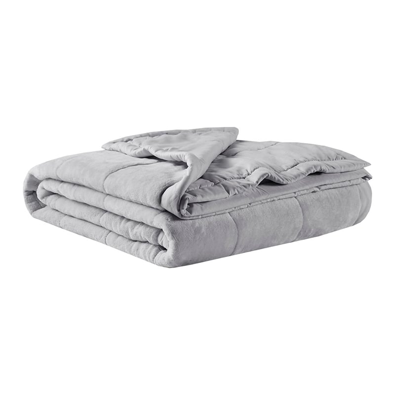 Madison Park Coleman HeiQ Smart Temperature Down Alternative Blanket - Gray