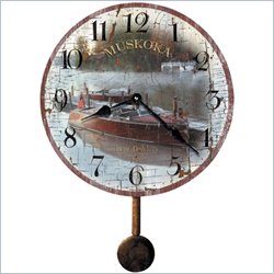 Howard Miller Muskoka Boat Builders Wall Clock