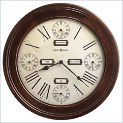 Howard Miller World Time Gallery II Gallery Wall Clock