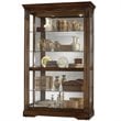 Howard Miller Ramsdell Curio Cabinet in Tuscany Cherry