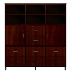 Howard Miller Ty Pennington Holly Storage Cabinet in Newport Cherry