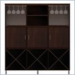ADD TO YOUR SET: Howard Miller Ty Pennington Holly Storage Cabinet with Rack in Espresso