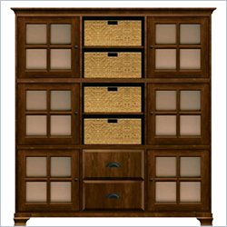 Howard Miller Ty Pennington Holly Storage Cabinet in Saratoga Cherry and Bronze