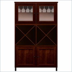 Howard Miller Ty pennington Ava Storage Cabinet with Rack in Newport Cherry