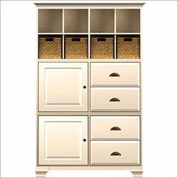 Howard Miller Ty pennington Ava Storage Cabinet with Baskets in Antique Vanilla
