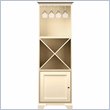ADD TO YOUR SET: Howard Miller Ty Pennington Lily Storage Cabinet with Rack in Antique Vanilla