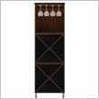 ADD TO YOUR SET: Howard Miller Ty Pennington Lily Storage Cabinet with Rack in Espresso