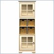 ADD TO YOUR SET: Howard Miller Ty Pennington Lily Storage Cabinet with Baskets in Antique Vanilla
