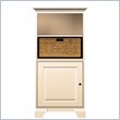 ADD TO YOUR SET: Howard Miller Ty Pennington Ella Storage Cabinet in Antique Vanilla and Bronze