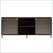 Howard Miller Ty Pennington Lucy TV Console with 3 Doors in Espresso