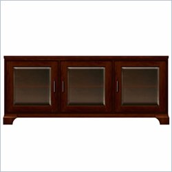 Howard Miller Ty Pennington Lucy TV Console with 3 Doors in Newport Cherry