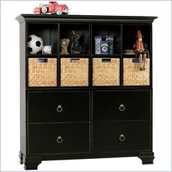 Howard Miller Ty Pennington James Storage Cabinet with Baskets in Espresso