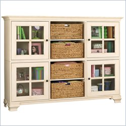 Howard Miller Ty Pennington Molly Storage Cabinet in Antique Vanilla and Bronze