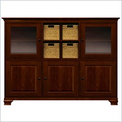 Howard Miller Ty Pennington Molly Storage Cabinet with Baskets in Newport Cherry