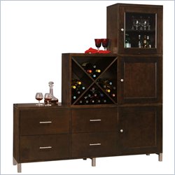 Howard Miller Ty Pennington Amber-16A Personal Storage Cabinet