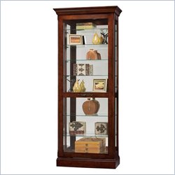 Howard Miller Laconia Curio Cabinet in Americana Cherry