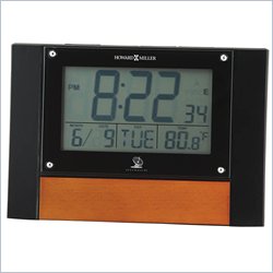Howard Miller Anaston Accutech Table Alarm Clock in High Gloss Black